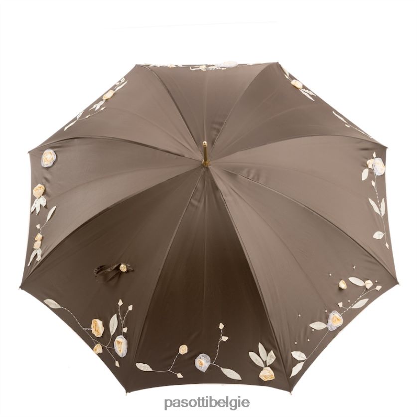 paraplu | 280 plat-30 c22 - luxe handgeborduurde paraplu PASOTTI VFHH4H536