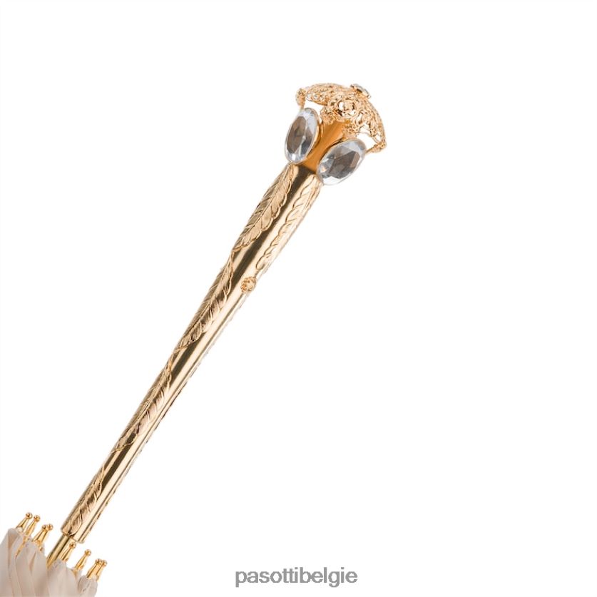 paraplu | 386or serge-65 e11 - zeer elegante ecru parasol, dubbeldoek PASOTTI VFHH4H515