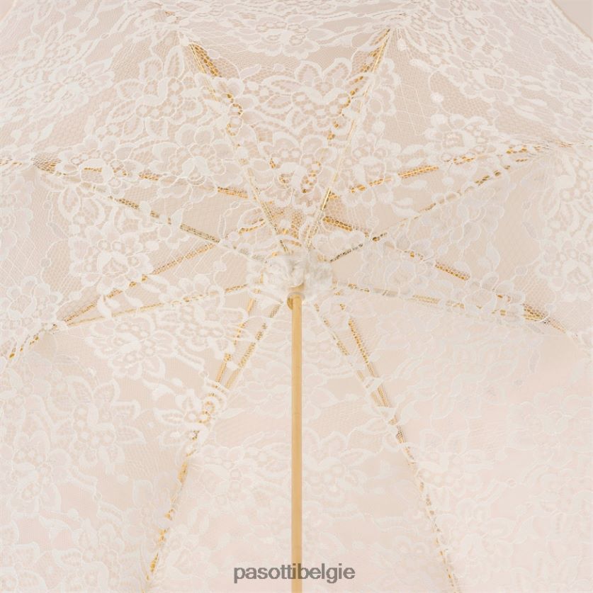 paraplu | 386or serge-65 e11 - zeer elegante ecru parasol, dubbeldoek PASOTTI VFHH4H515