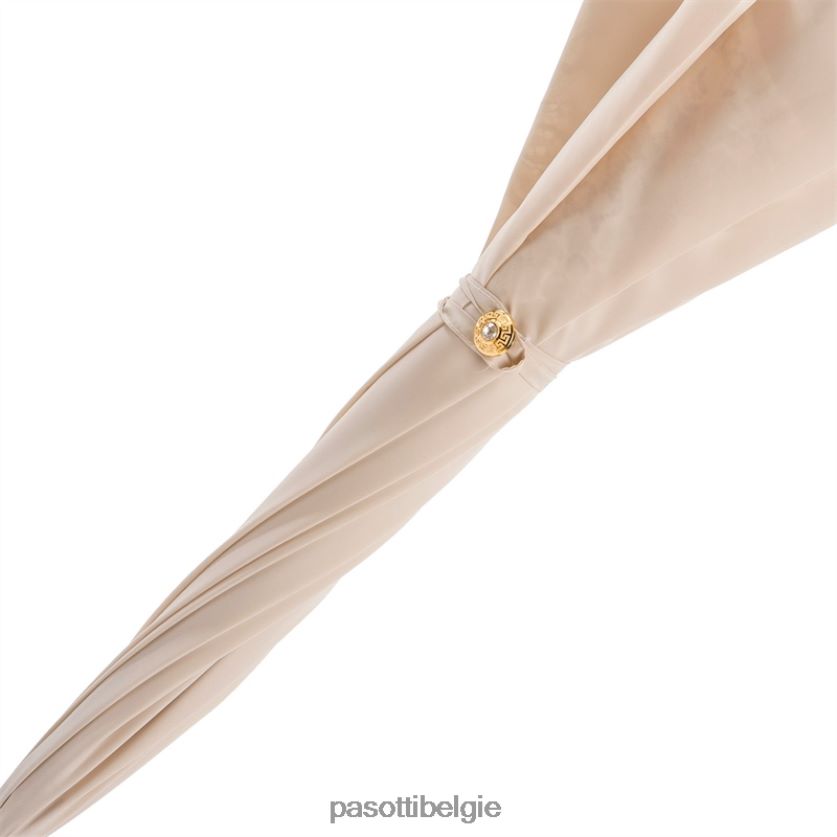 paraplu | 386or serge-65 e11 - zeer elegante ecru parasol, dubbeldoek PASOTTI VFHH4H515