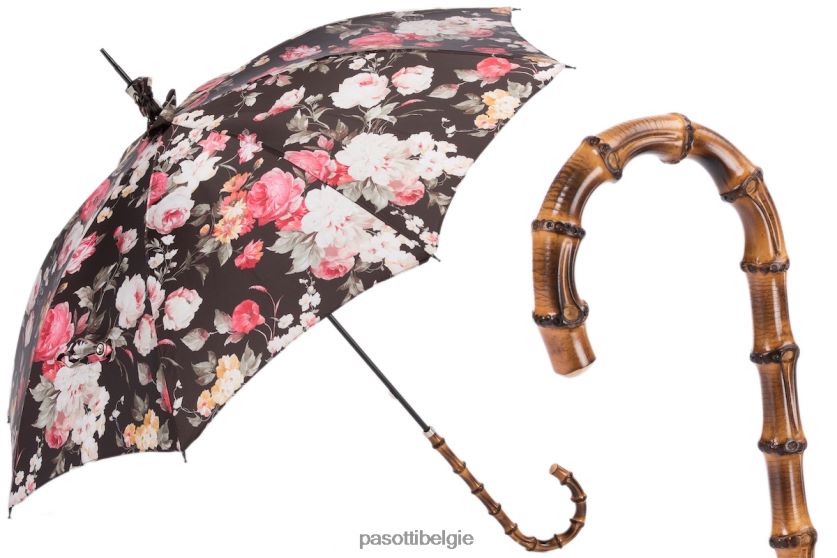paraplu | 354ne 52693-68 d4 - gebloemde parasol met bamboe handvat PASOTTI VFHH4H642