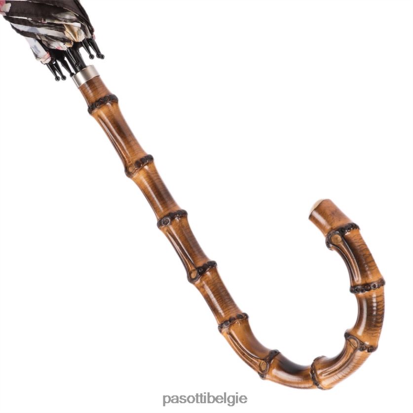 paraplu | 354ne 52693-68 d4 - gebloemde parasol met bamboe handvat PASOTTI VFHH4H642