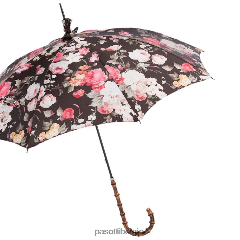 paraplu | 354ne 52693-68 d4 - gebloemde parasol met bamboe handvat PASOTTI VFHH4H642