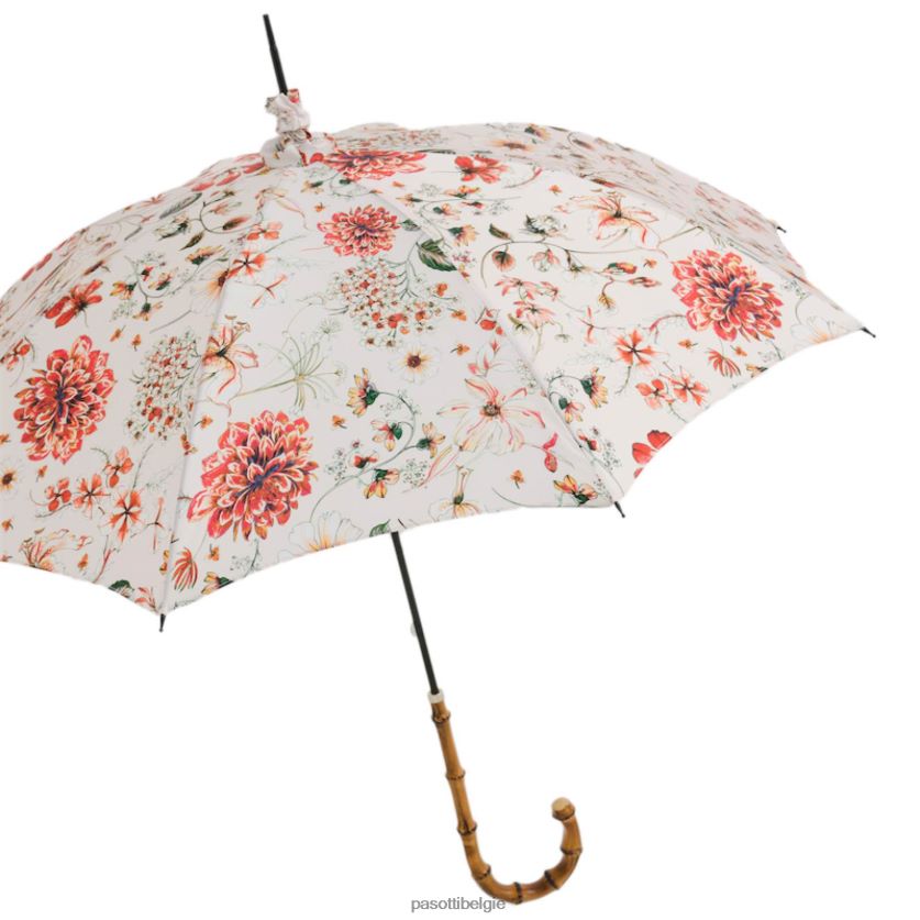 paraplu | 354ne 5y259-9 d4 - gebloemde parasol met whangee handvat PASOTTI VFHH4H635