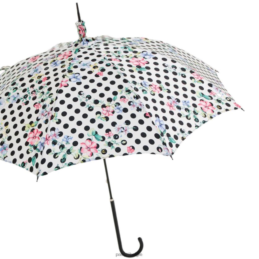 paraplu | 354ni 90462-2 d1 - parasol met stippen en bloemen PASOTTI VFHH4H628