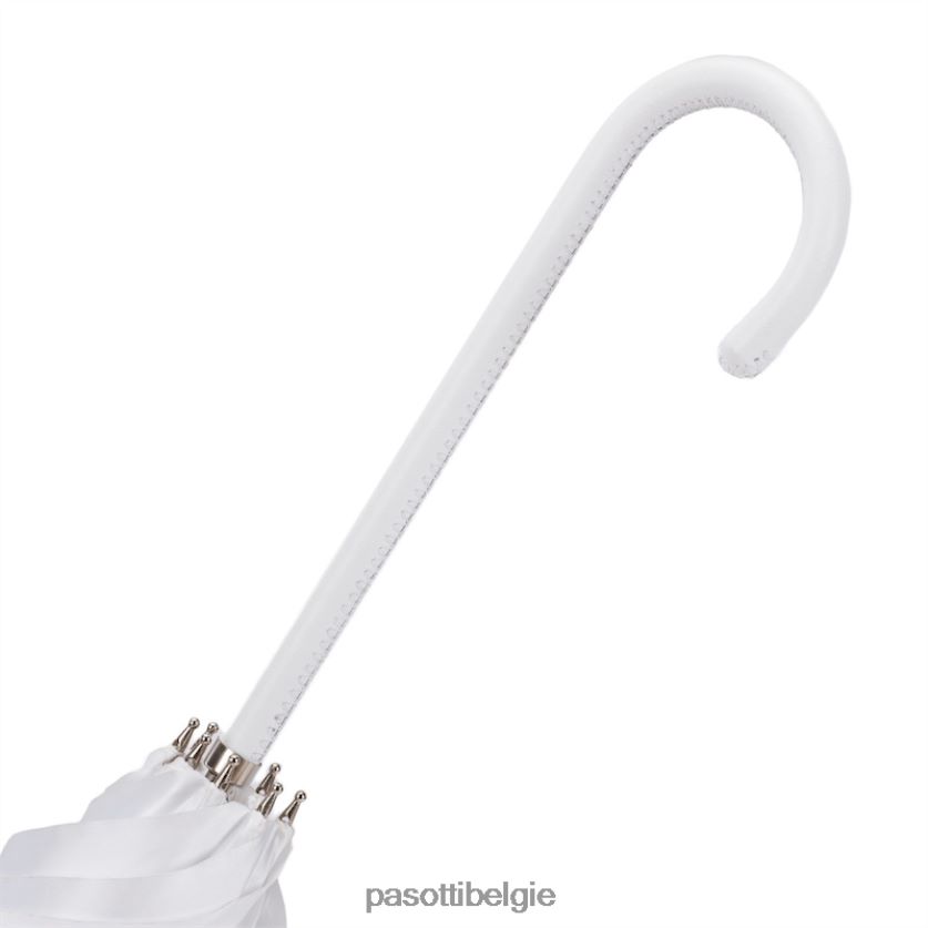 paraplu | 386ni plat-1 p - witte bruiloftparaplu met kant PASOTTI VFHH4H634