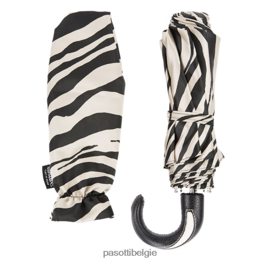 paraplu | 257 21028-55 d19 - opvouwbare zebraparaplu PASOTTI VFHH4H613