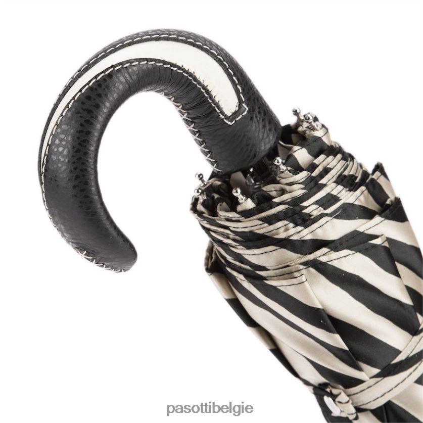 paraplu | 257 21028-55 d19 - opvouwbare zebraparaplu PASOTTI VFHH4H613