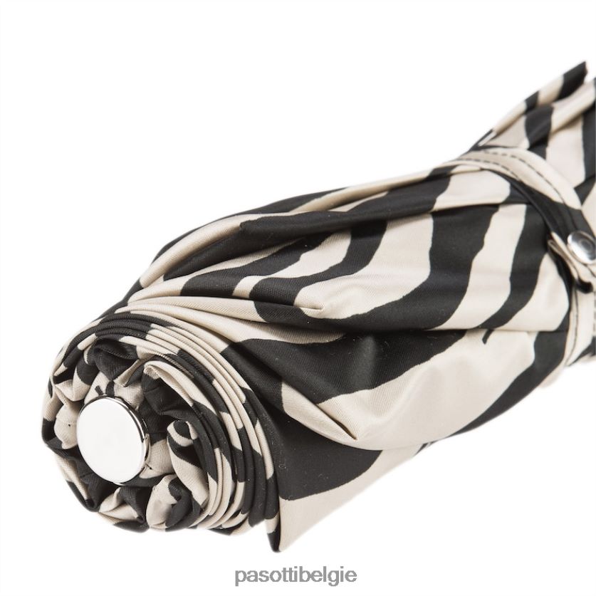 paraplu | 257 21028-55 d19 - opvouwbare zebraparaplu PASOTTI VFHH4H613