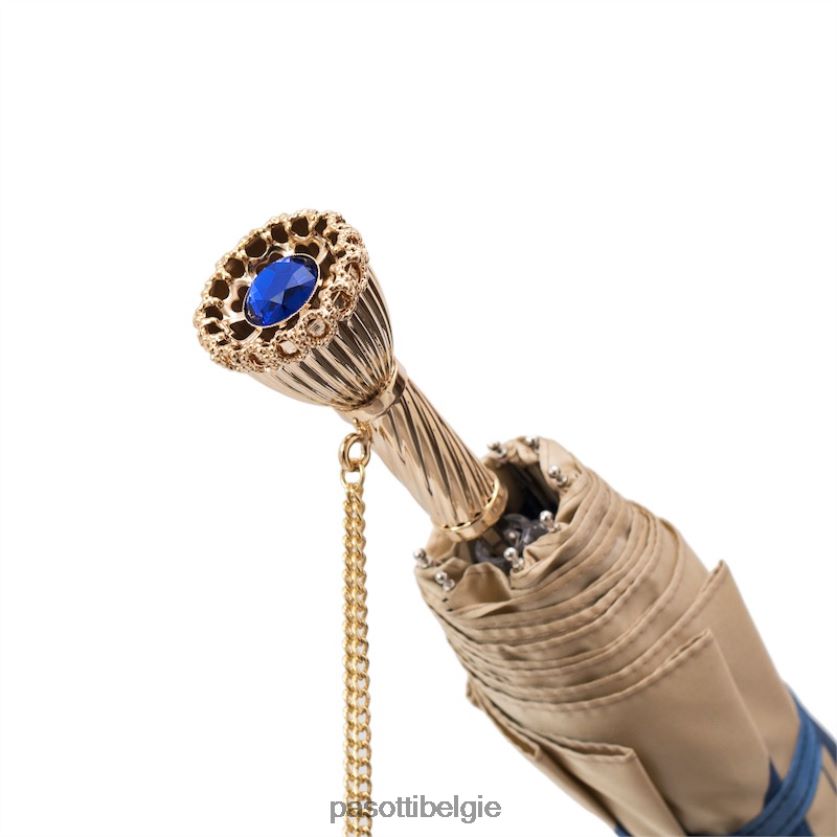 paraplu | 257 21065-13 p11 - blauwe dahlia opvouwbare paraplu PASOTTI VFHH4H596