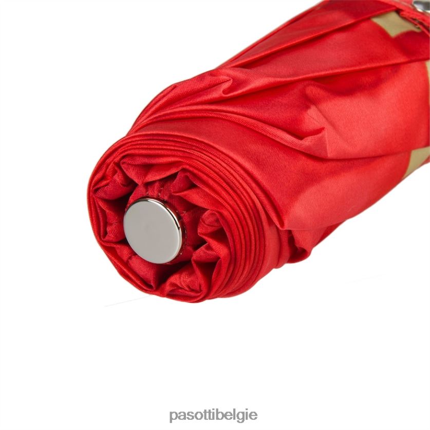 paraplu | 257 21065-21 p11 - rode dahlia opvouwbare paraplu PASOTTI VFHH4H589