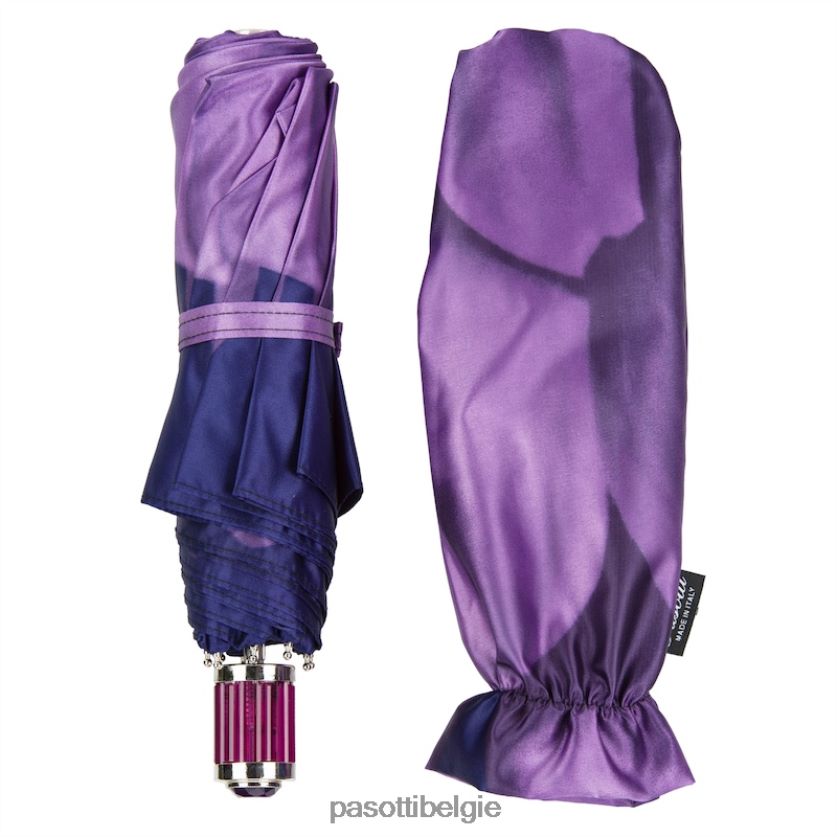 paraplu | 257 21065-71 s11 - prachtige paarse bloemenparaplu PASOTTI VFHH4H611