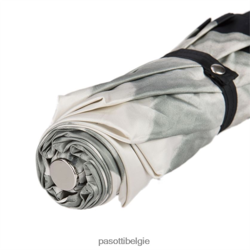 paraplu | 257 21273-11 p11 - zilveren dahlia opvouwbare paraplu PASOTTI VFHH4H598