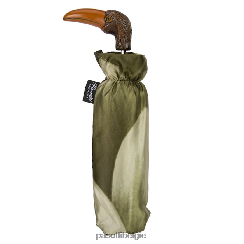 paraplu | 257 21273-13 141 - opvouwbare paraplu met groene bloementoekan PASOTTI VFHH4H592