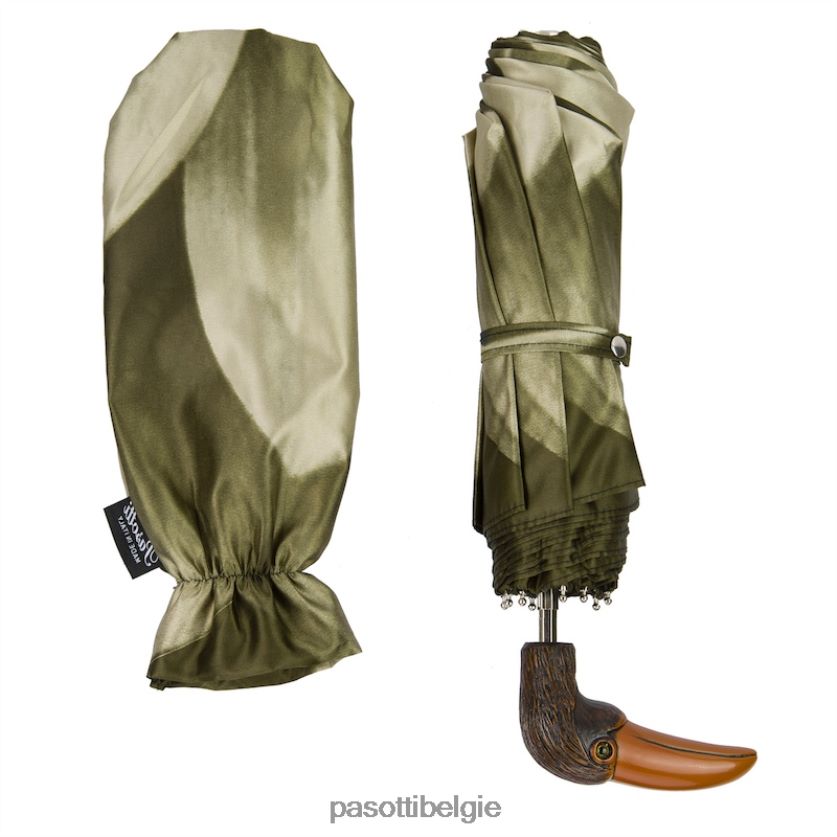 paraplu | 257 21273-13 141 - opvouwbare paraplu met groene bloementoekan PASOTTI VFHH4H592