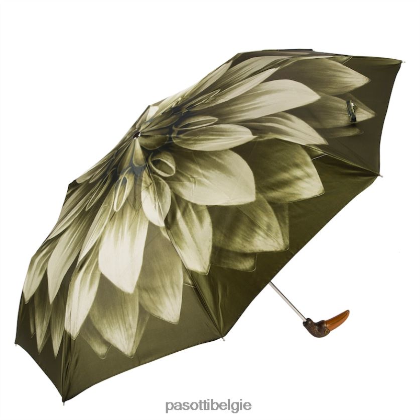 paraplu | 257 21273-13 141 - opvouwbare paraplu met groene bloementoekan PASOTTI VFHH4H592
