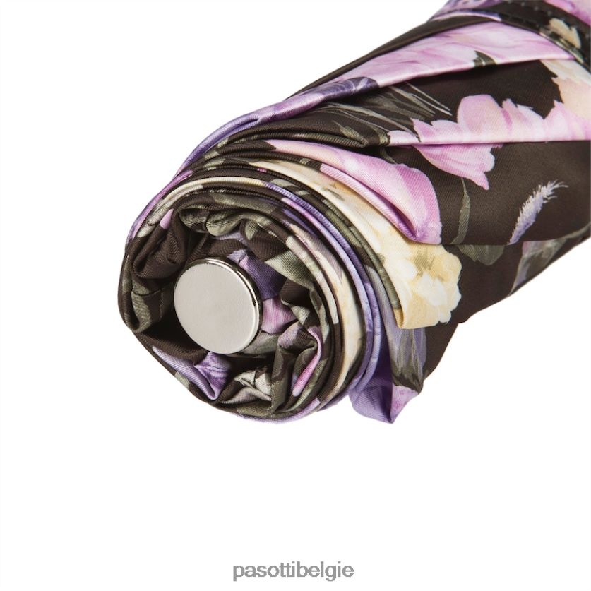 paraplu | 257 52693-70 p13 - donkerbloemige opvouwbare paraplu PASOTTI VFHH4H609