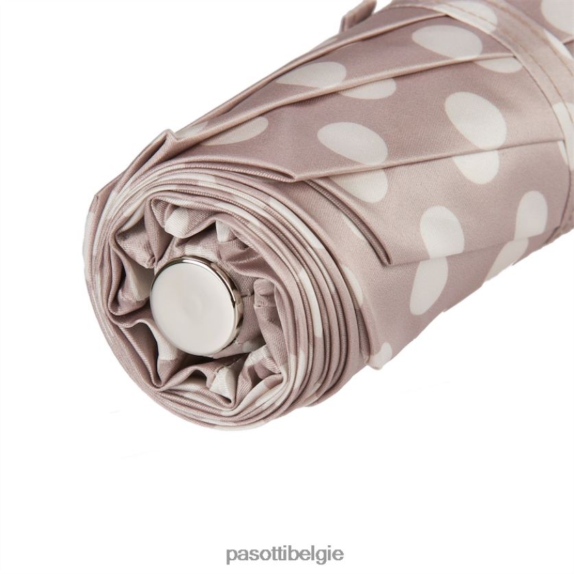 paraplu | 257 55874-153 139 - Opvouwbare paraplu met stippen en papegaaihandvat PASOTTI VFHH4H619