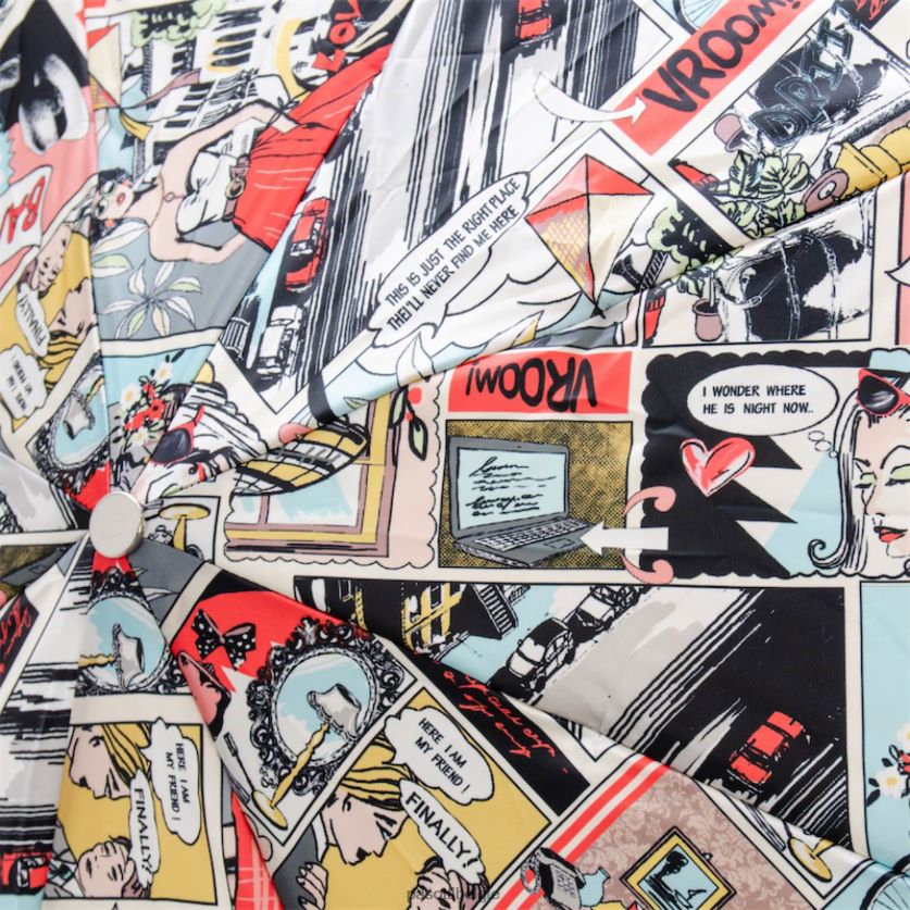 paraplu | 257 5k890-1p - opvouwbare paraplu-strips PASOTTI VFHH4H577