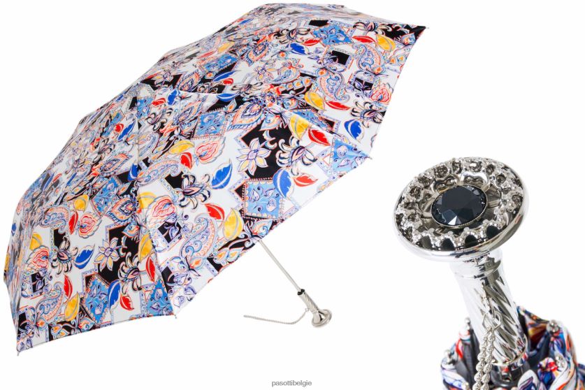 paraplu | 257 9l982-1 p12 - opvouwbare paraplu maiolica PASOTTI VFHH4H574
