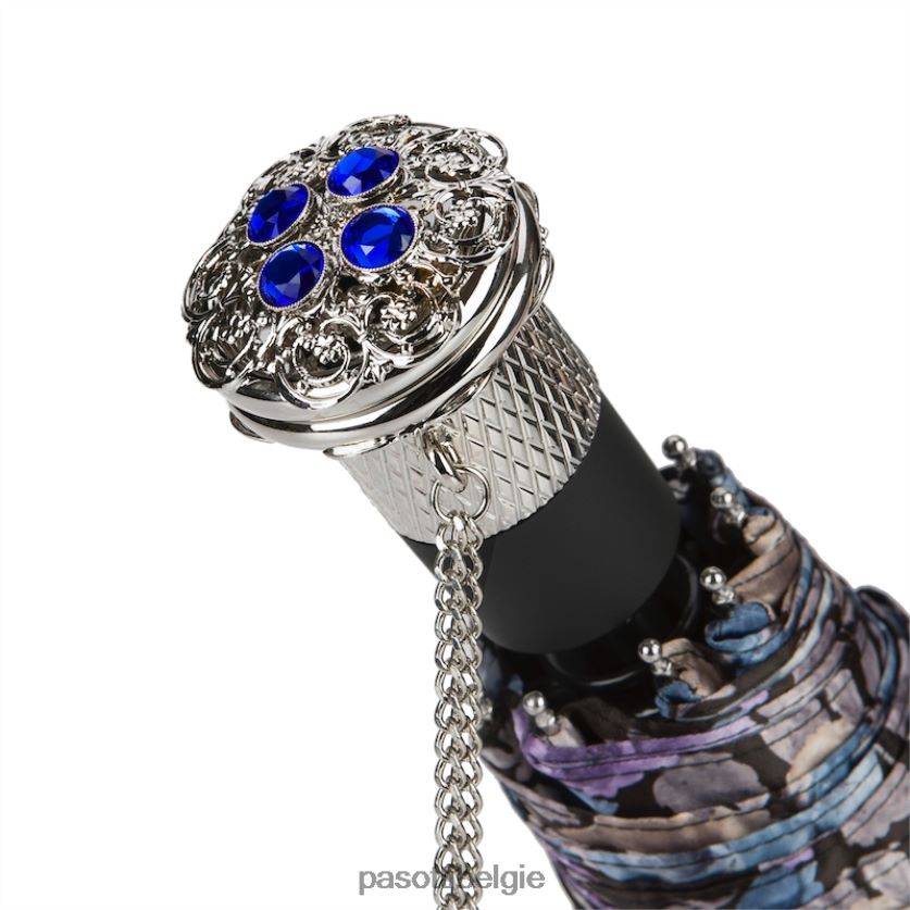 paraplu | 261s 57982-9 b54 - elegante opvouwbare paraplu met bloemen PASOTTI VFHH4H607