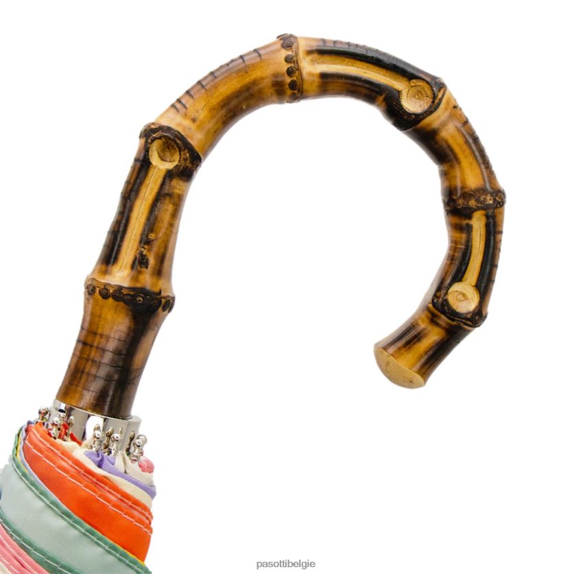 paraplu | 64 regenboog-1 b - regenboogparaplu met bamboe handvat PASOTTI VFHH4H572