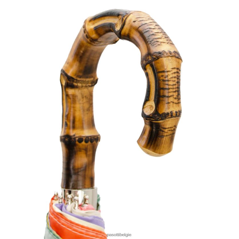 paraplu | 64 regenboog-1 b - regenboogparaplu met bamboe handvat PASOTTI VFHH4H572