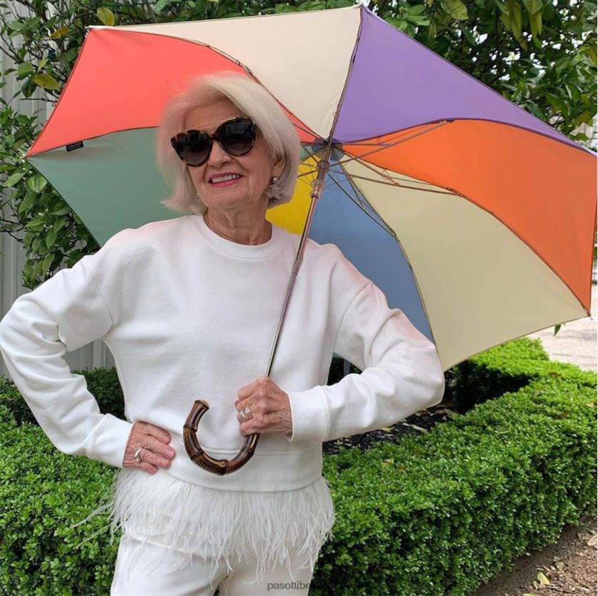 paraplu | 64 regenboog-1 b - regenboogparaplu met bamboe handvat PASOTTI VFHH4H572