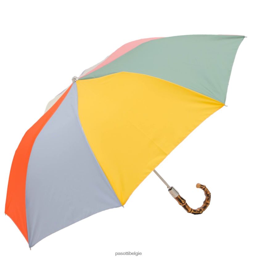 paraplu | 64 regenboog-1 b - regenboogparaplu met bamboe handvat PASOTTI VFHH4H572